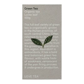 Love Tea Green Tea Loose Leaf Tea, 100g