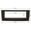 Fascia for Fiat Grande Punto type 199 2005 to 2009