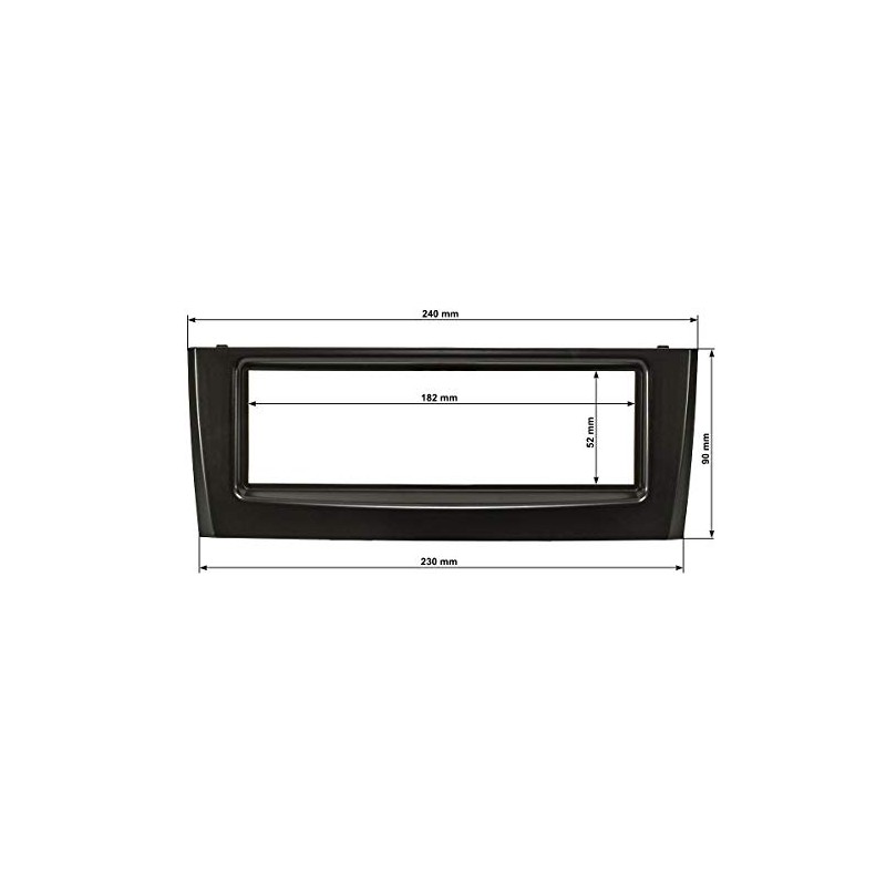 Fascia for Fiat Grande Punto type 199 2005 to 2009