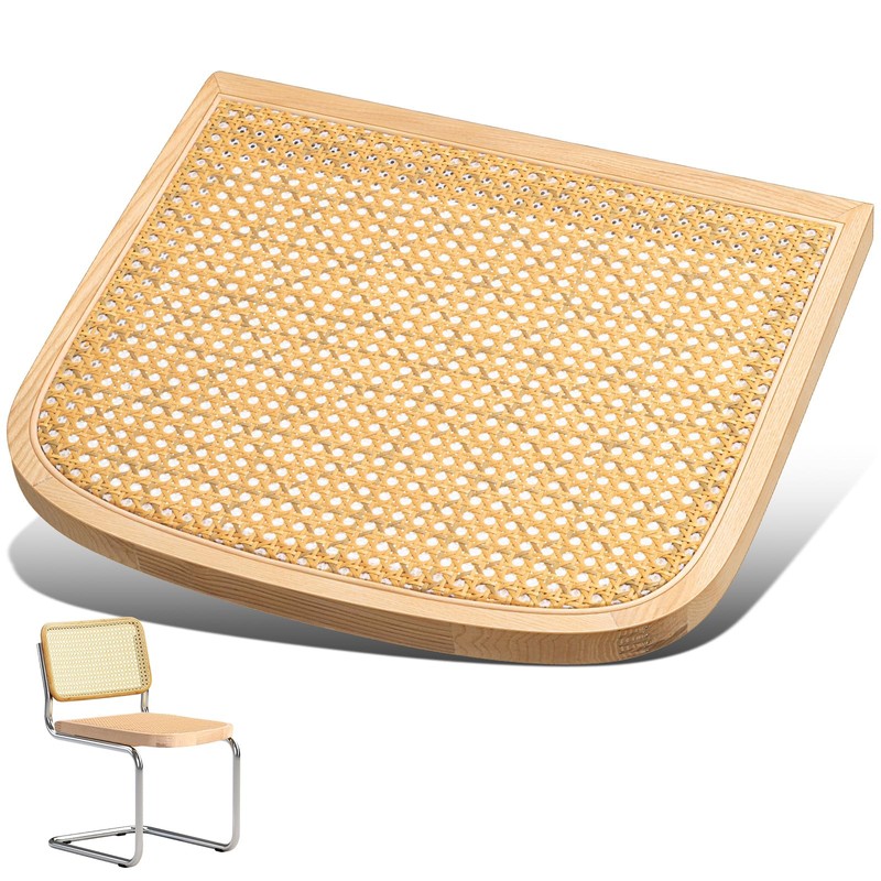 Yerliker 1 Pack Cane Chair Replacement, Natural Chair Replacement Cane