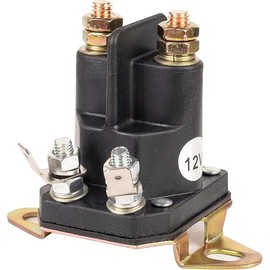 BlueStars MIU12537 Starter Solenoid - Compatible with John Deere S240 X300 X304 X305R X310 X320 X324 X350 X354 X360 X370 X380 X384 X390 X394 Lawn Tractors - Replaces 884-1221-210-02 892-1221-210