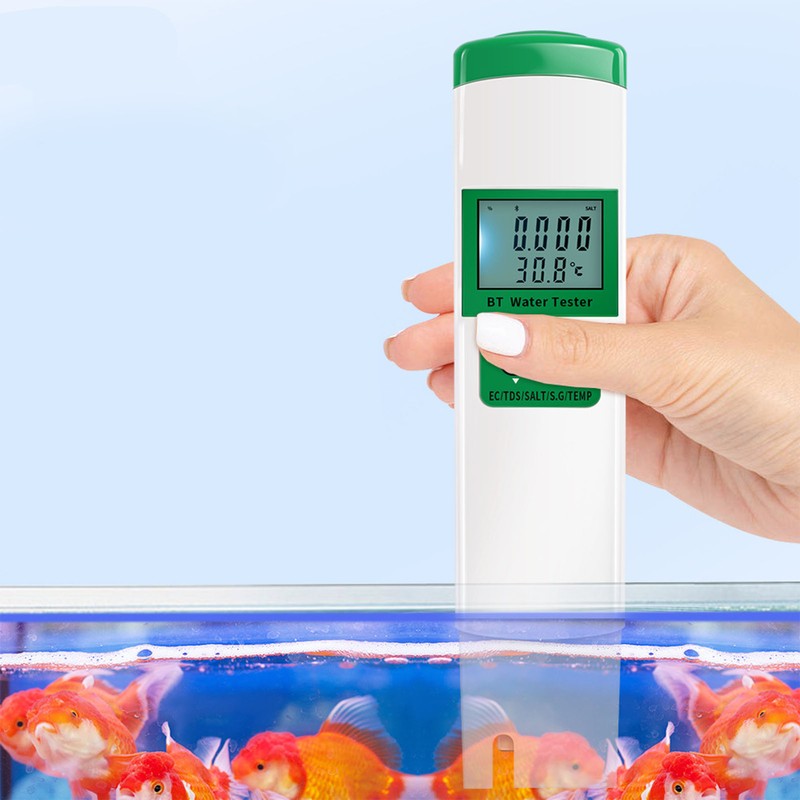 Bluetooth Water Tester EC TDS SALT S.G TEMP 5 in