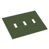 Wmhusu Light Switch Covers Olive Green 3 Gang Wall Plate