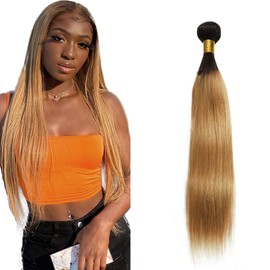 2ZL D 1B27 ST Human Hair Bundles Extension 20 Inches