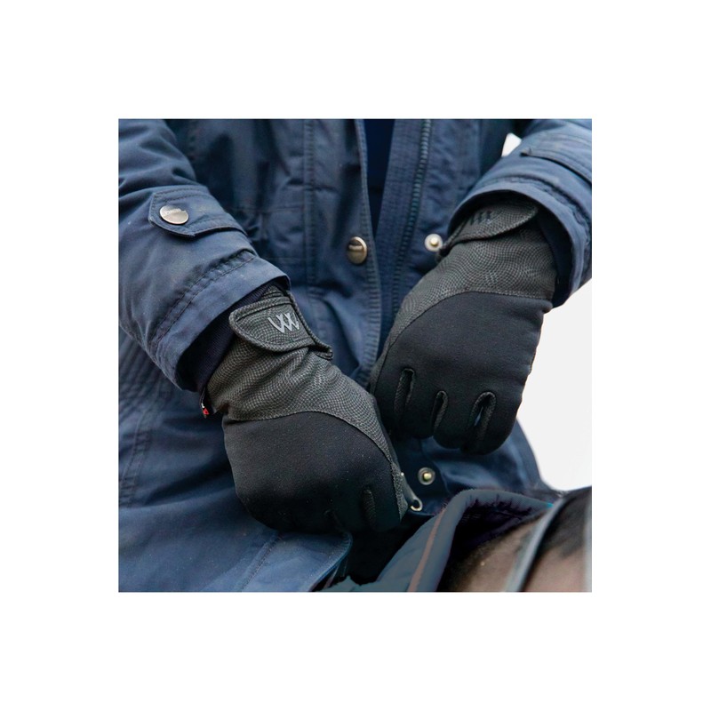Woof Wear Precision Riding Glove - Black, Size 8.5