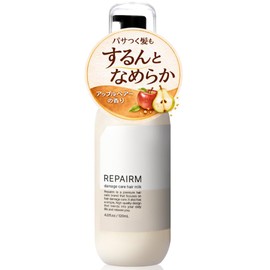 Repairm Hair Milk Leave-in Treatment 【11 Types of Protein Blend for Damage Repair × Smooth and Silky Hair × Apple Pear Fragrance × 120ml】 (1 Bottle)