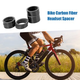 A ABSOPRO Bike Headset Spacer 1 1/8 Inch Stem 1 2 3 5 8 10 15 20mm Set of 8