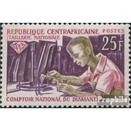 Central African Republic 101 (complete.issue.) unmounted mint/never hinged ** MNH 1966 Diamantenindustrie (Stamps for collectors) Minerals/Fossils/Jewelry/Watches