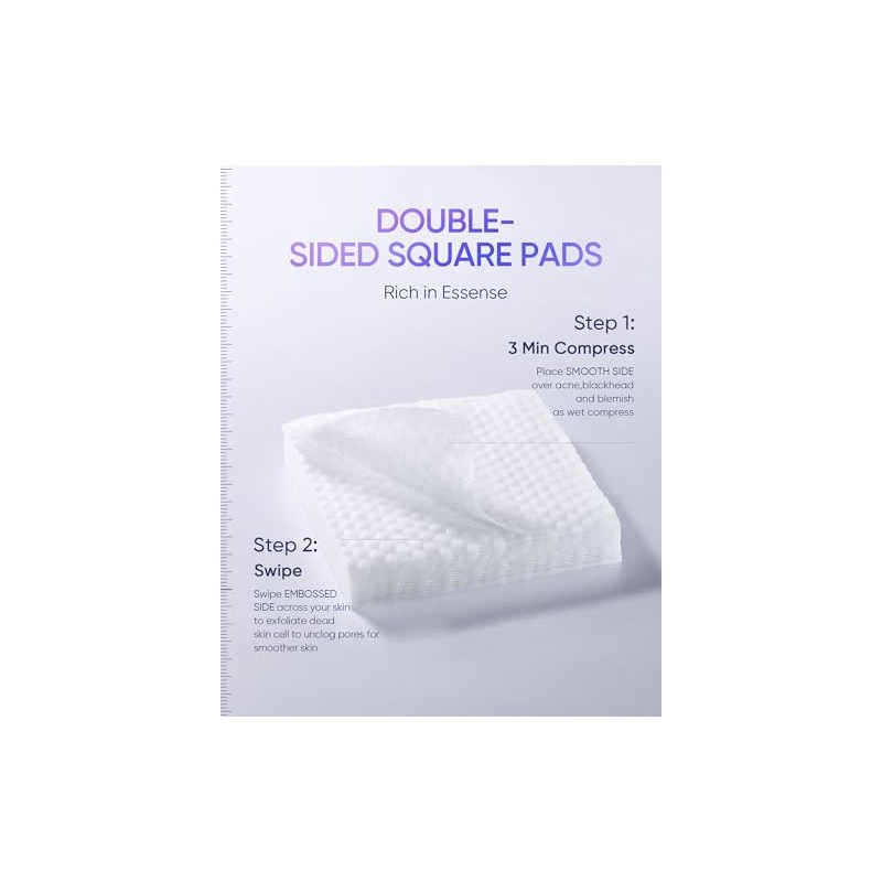 SKINTIFIC Gentle Exfoliating Pads (130ml) - AHA BHA PHA &
