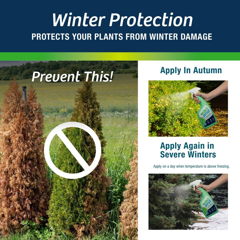 Wilt-Pruf® Organic Plant Protector | Winter Plant Spray | No