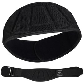 6" Auto lock Breathable Weightlifting Belt, Weight Lifting Back Support, Workout Back Support for Lifting, Fitness, Cross Training and Powerlifting. Gym Belt for Squats, Deadlift for Men & Women (Black, X-Large (42" - 46"))