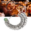 Medidor de anillo de dedo, medidor de anillo práctico para