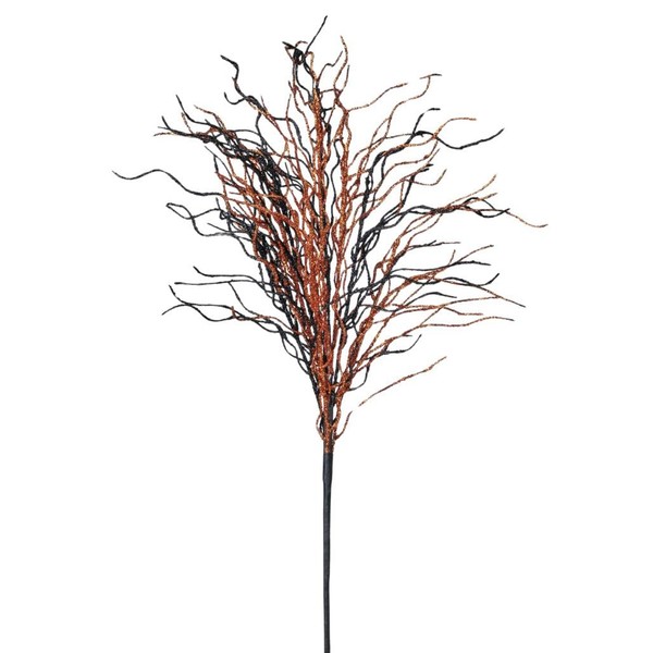 Regency International 28” Glitter Web Spray – Orange and Black
