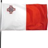 DANF Malta Flag 3x5 Ft Thick Polyester, Fade Resistant, Brass