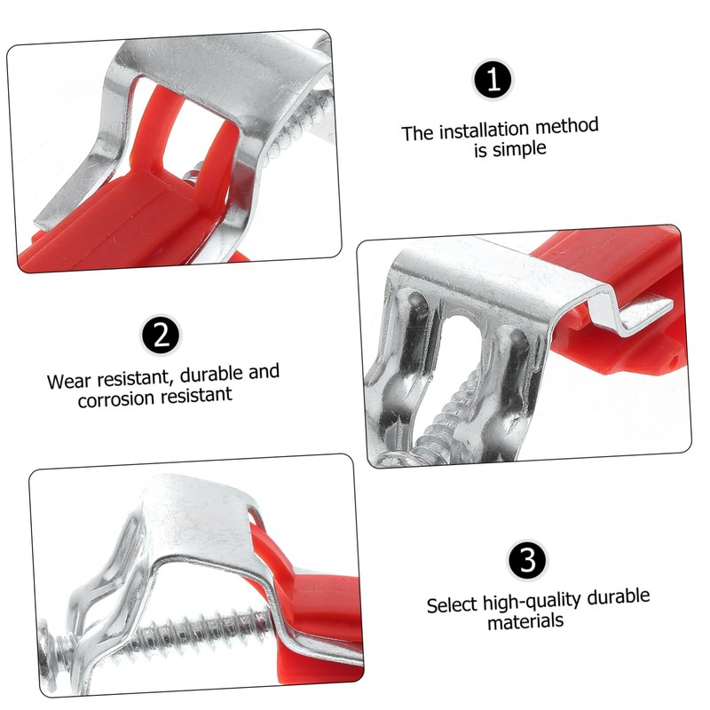 Operitacx Mounting Clamps with Plastic and Manganese Steel Material Kitchen