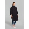 BASIL Rain Poncho, Jet Black, One Size Fits Most, Hoga
