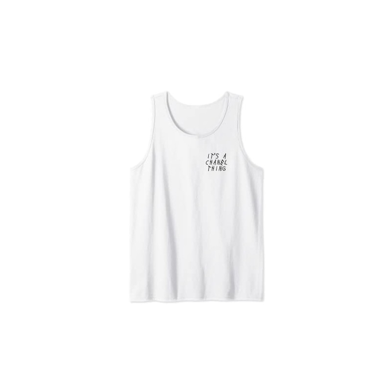 It is a Canel Thing Pocket Tee Tank Top, White