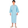 MONTBLANC 59-441 Unisex Patient Clothing, 3/4 Sleeves, Kimono, Blue, 3L