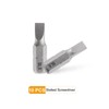 sourcing map 10pcs SL5 Slotted Screwdriver Bit 1/4" Hex Shank