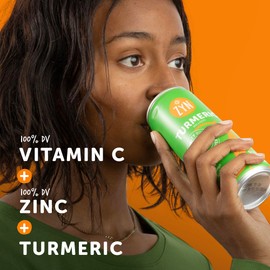 ZYN ZYN Turmeric Wellness Drink (24 Pack), Mango Lychee Flavored Turmeric Curcumin Drink with Black Pepper, No Added Sugar, Low Carb & Low Calorie Drink, Clean Alternative