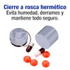 Mini Pastillero Portátil De Aluminio Llavero De Bolsillo