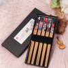 Chopsticks, 5 Pairs Chopsticks, Japanese Chopsticks, Sushi Sticks, Bamboo Chopsticks,