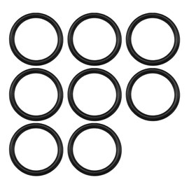 UHANBUT Car Bumper Fenders Fasteners O Rings, Automotive Bumper Holder Quick Release Fasteners, Universal Vehicle Fenders Washers, Auto Bumpers Replacement Rubber Band for Car Truck SUV (8PCS)