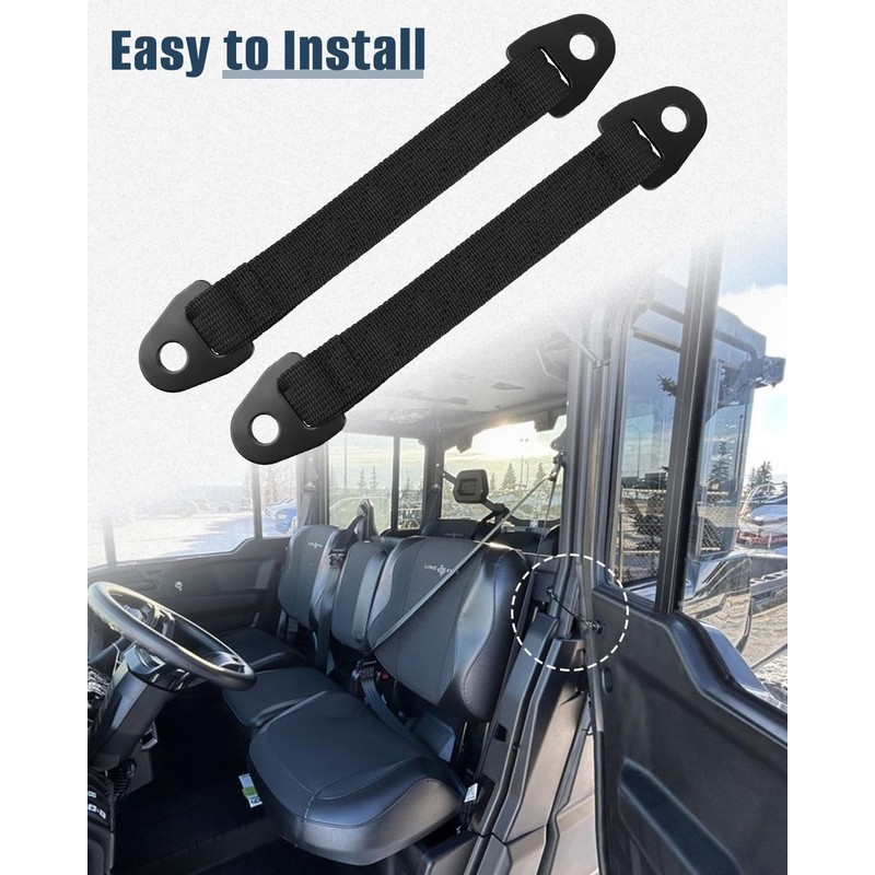 Heavy-Duty Door Limit Straps Fit for Can-Am Defender & Defender