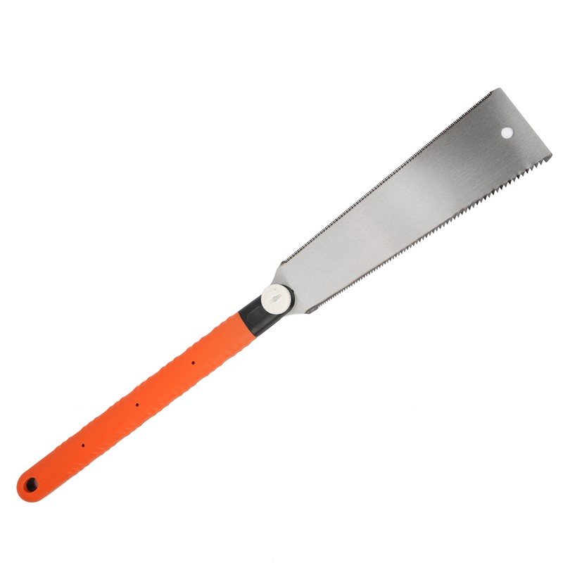 10in Twosided Tooth Long Handle Woodworking Saw Manual Operation Handsaw