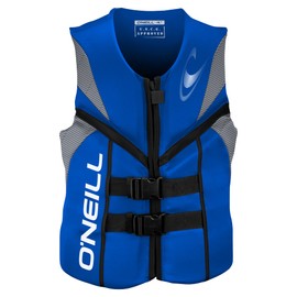 O'Neill Wetsuits Men's Reactor USCG Life Vest Pacific/Lunar/Black, 3X-Large