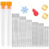 36 Pcs Large Eye Sewing Needles, 6 Sizes Large Eye