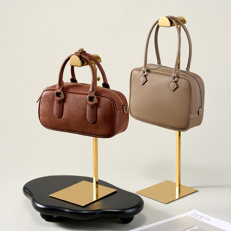 MCKECHSION Handbag Display Stands - 2 Pack Stainless Steel Purse