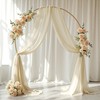 Wedding Arch Draping Fabric 1 Panel 18Ft Nude Chiffon Fabric