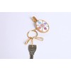 [Asakusa Bunko] Yuzen Dyed Key Clip Hanabishi Hanabishi Pattern Key