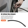 X AUTOHAUX 20cm Car Tire Inflator Extension Hose Chuck Black
