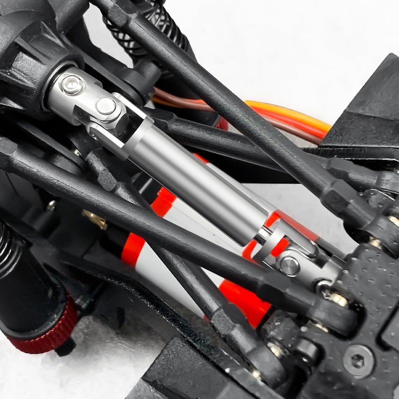 Que-T 2pcs/Set RC Driveshafts Stainless Steel Drive Shafts for RedCat