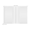 MAGICLULU Pack of 10 Transparent Book Covers Made of Plastic