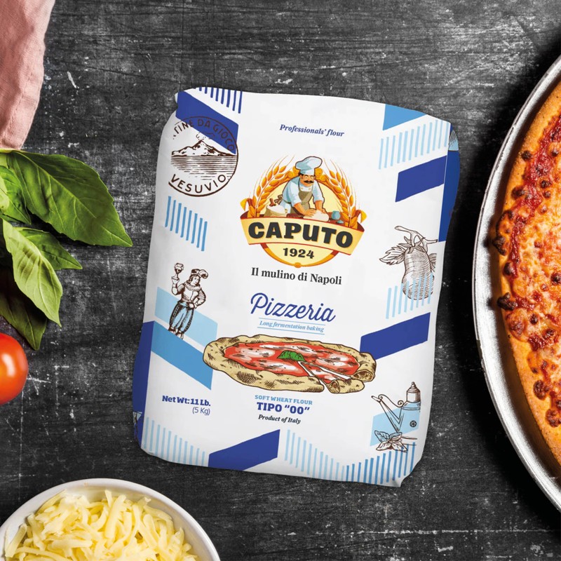 Antimo Caputo Pizzeria Flour Blue, 11 Pound (5Kg) Bag -