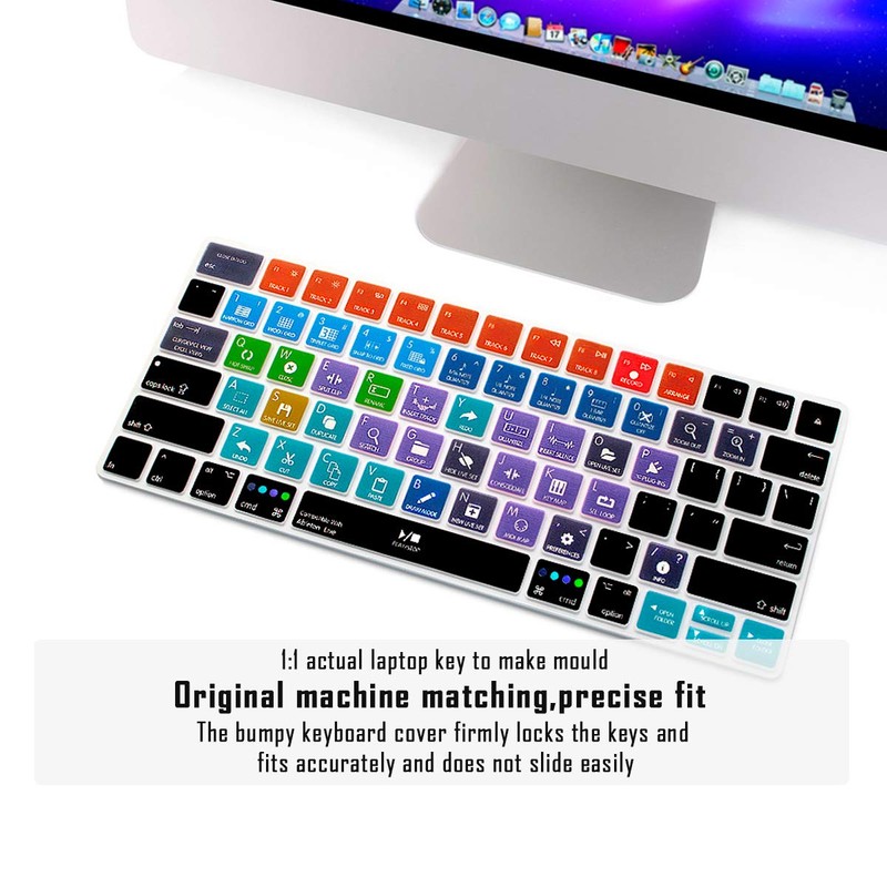 MMDW English Silicone Ableton Live Shortcuts Hotkey Keyboard Cover Skin