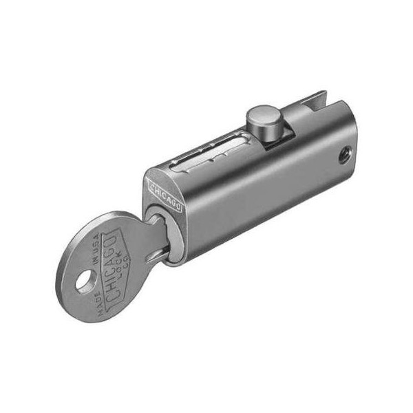 COMPX CHICAGO C5002LP-3X5 File Cabinet Lock,Key 3X5