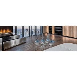 PrecisionGeek - Speaker Spikes Pads Set Aluminium, 4 pieces of M6 Spikes, 4 pieces 16mm diameter Pads Knurled and 4 pieces Wood inserts