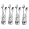 Alipis 2sets Multi-Function Food Tong Stainless Steel Tongs for Ice