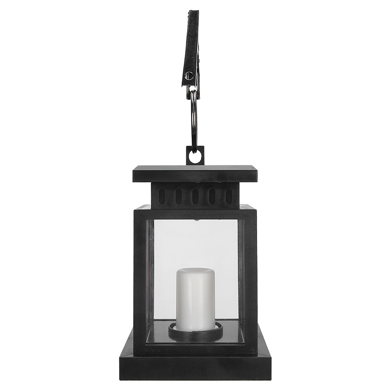 Solar Power Hanging Simulation LED Candle Light for Outdoor Garden