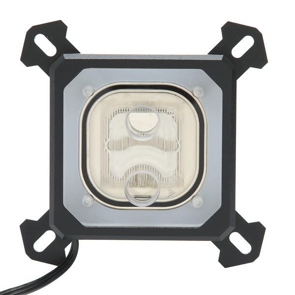 Computer CPU Water Cooling Block, Waterblock Copper Base with Diffuse