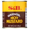 S&B Oriental Hot Mustard, 3 oz (Pack of 3)