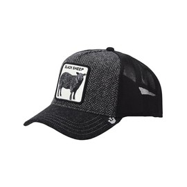 Goorin Bros. Black Sheep 101-1488 Trucker Cap Unisex Wool Blend Dark Grey, Dark Grey, One Size, darkgray