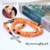 Rosary Prayer Beads Cross Necklace Bracelet First Holy Communion Baptism