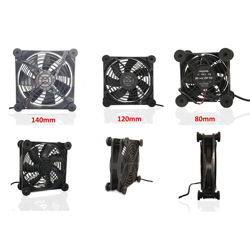 Easycargo Fan Anti Vibration Pads, Fan Damper for Noise Reduction,