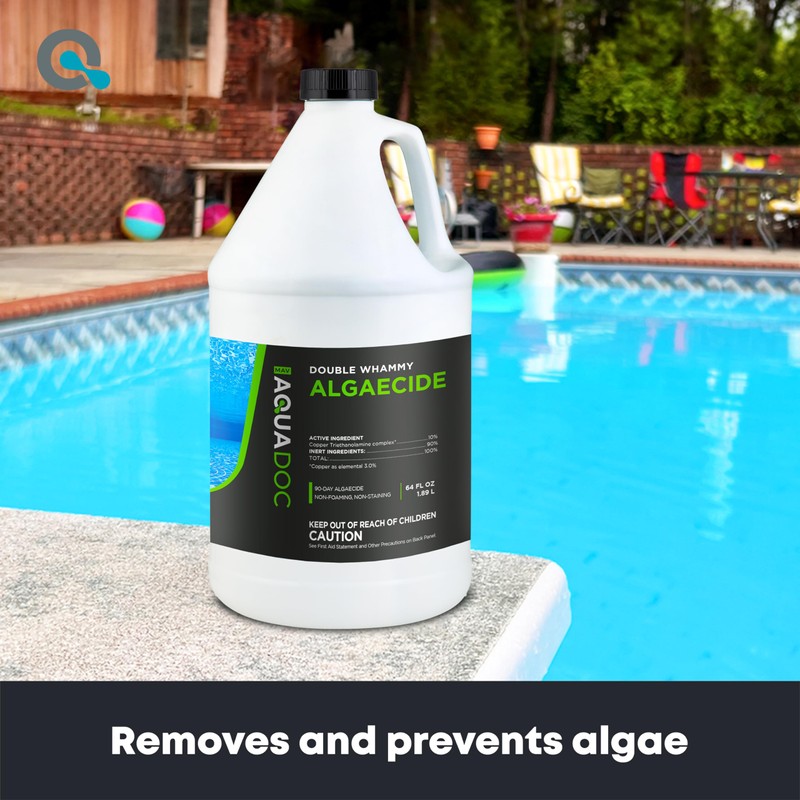 Copper Pool Algaecide for Swimming Pools - 64 oz -