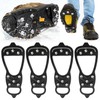 2 Pair Universal Non Slip Ice Gripper Spikes,8 Steel Ice